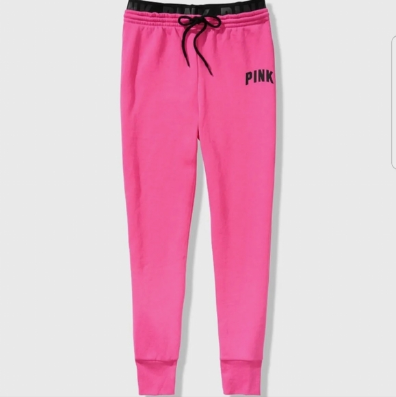 PINK Victoria's Secret Pants - Victoria's Secret PINK High Waist Skinny Jogger Pink